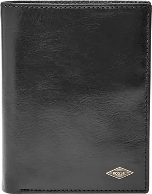 Produktbild von FOSSIL Leder Geldbörse Rian International Combination Bifold RFID Black schwarz