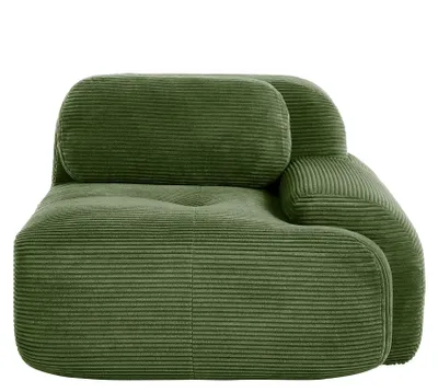 Produktbild von Modulares Ecksofa, Premium Cordstock-Stoff, Montagefreies Design, Stil D - Grün