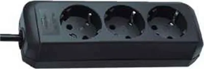 Produktbild von Brennenstuhl Eco-Line Steckdosenleiste 3-fach schwarz 1,5m H05VV-F 3G1,5, 1158620015