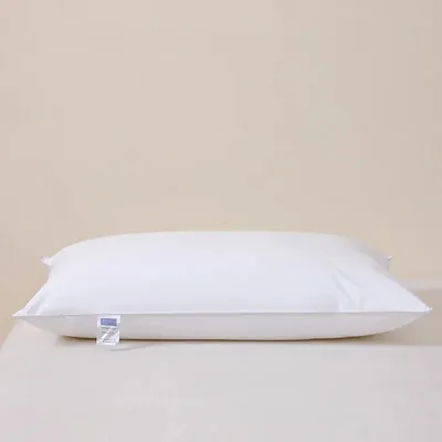 Image de Oreiller, coton doux, remplissage microfibre, fin 1100g, 48x74cm