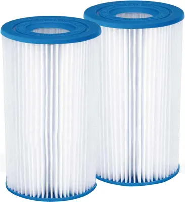 Produktbild von Summer Waves Pool Papierfilter Filter Kartuschen Kartuschenfilter Papier Typ A/C, Stückzahl:2er Pack
