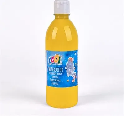 Obrázek produktu pro Temperová barva, žlutá, 500 ml, COOL BY VICTORIA