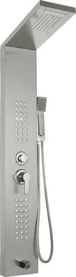Produktbild von VEVOR 5 in 1 Duschsäule Kopfbraus Regenduschensäule Edelstahl Hydromassage