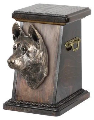 Image de Berger allemand - Urne pour cendres de chien, urne élégante avec statuette, urne commémorative avec buste de chien de la marque Art-Dog.