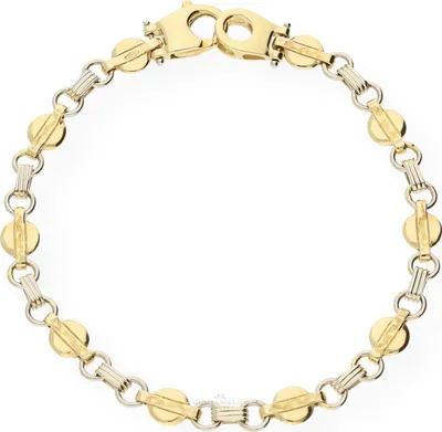 Produktbild von JuwelmaLux Armband 585 Gelbgold und Weißgold JL30-03-0098