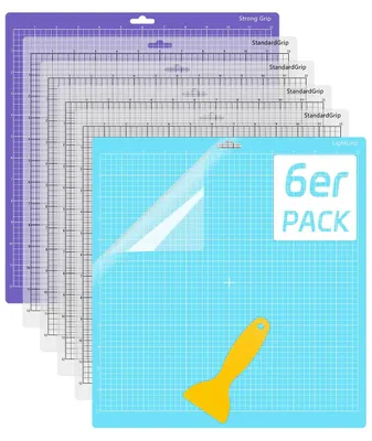 Schneidematten für Silhouette Cameo, 6er-Pack, 12x12 Zoll, selbstklebend