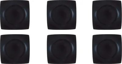 Produktbild von Excelsa Set Von 6 Speiseteller Eclipse 25 Cm Keramik Schwarz