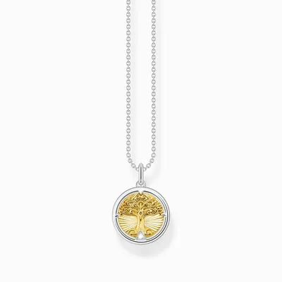 Produktbild von THOMAS SABO Kette "Liebesbaum" Silber vergoldet KE2137-849-7