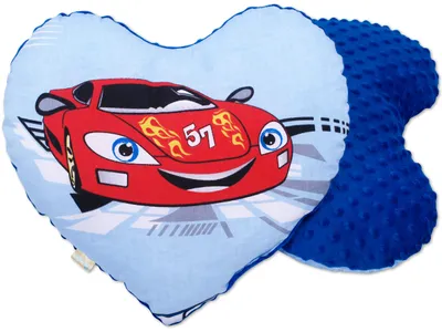 Immagine prodotto di Cuscino BOBO in cotone/minky CUORE - auto