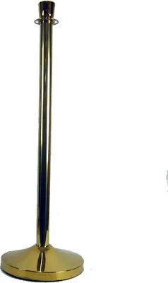 Produktbild von Absperrpfosten Absperrständer Personenleitsystem Gold D320mm - D51x1000mm
