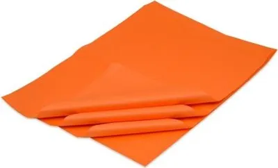 Image de Papier d'emballage 38 x 50 cm orange – 100 feuilles