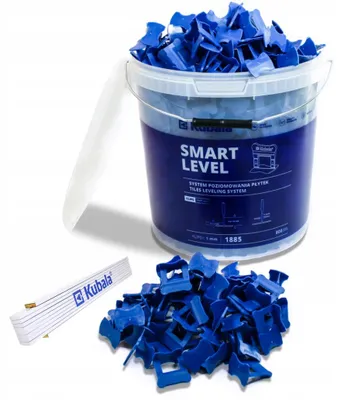 Obrázek produktu pro Kubala SMART LEVEL Klipsy 1mm 800ks + kbelík