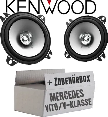 Produktbild von Lautsprecher Boxen Kenwood KFC-S1056 - 10cm Koax Auto Einbauzubehör - Einbauset passend für Mercedes V- JUST SOUND best choice for caraudio