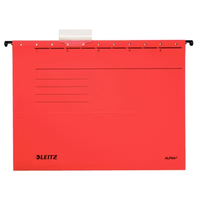 Produktbild von LEITZ Hängemappe Alpha rot HAENGEMP ALPHA ROT (5)198530