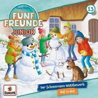 Produktbild von Fünf Freunde Junior 13: Der Schneemann-Wettbewerb / Wal in Not