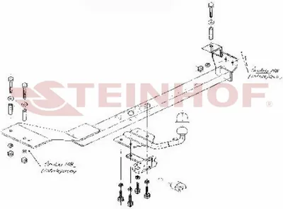 Produktbild von Z546914 Anhängerkupplung passend für LANCIA Delta 09/1993-07/1995 starr