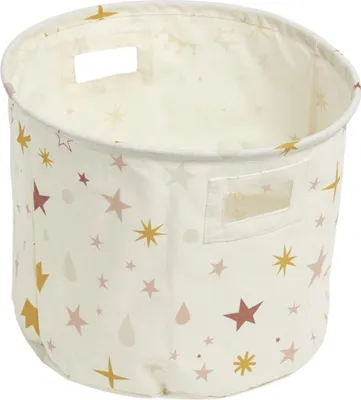 Obrázek produktu pro Kulatý koš na hračky HEAD IN THE CLOUDS, Ø 38 cm