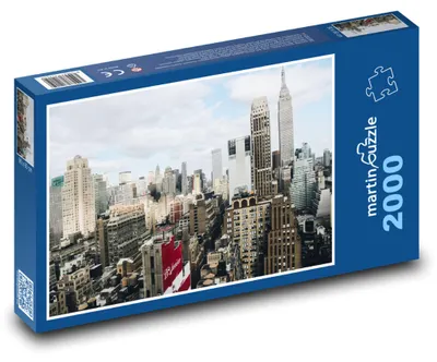 Produktbild von martinpuzzle - Puzzle 2000 Teile - Wolkenkratzer in der Stadt