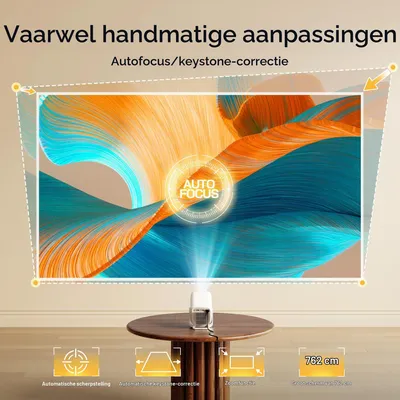 Image de Projecteur portable - Résolution native 1080p - WiFi 6 - Projecteur intelligent