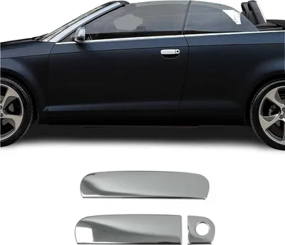 Image de Couverture de poignée porte pour Audi A3 8P Berline Cabriolet 2003-2014 en Acier