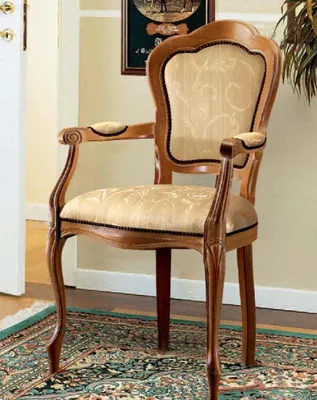 Produktbild von Klassische Stühle Designer Esszimmerstuhl Luxus Holz Lehnstuhl Holzstuhl Stuhl