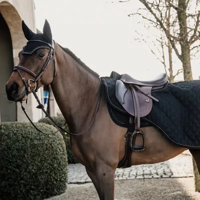 Produktbild von Kentucky Horsewear Ausreitdecke 160g Riding Rug Nierendecke Schwarz Medium