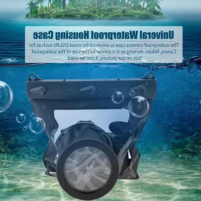 Unterwassergehäuse für DSLR-Kameras, wasserdicht und staubdicht, ideal für Unterwasserfotografie