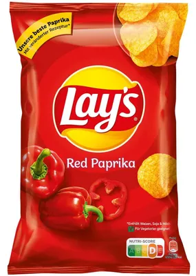 Produktbild von Lay's Red Paprika Kartoffelchips 150g Beutel