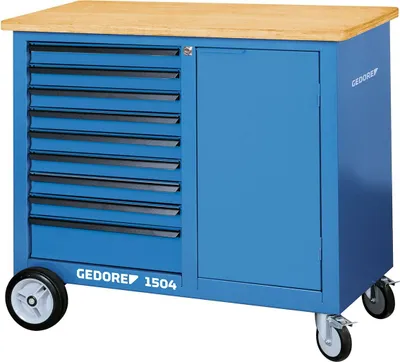 Produktbild von GEDORE 1504 EU Rollwerkbank mit Sortiment, 1873849