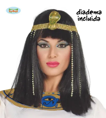Produktbild von Ägypterin Damen Perücke mit Kopfschmuck