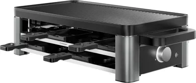 Produktbild von WMF Master 04.1563.0041, 8 Person(en), 9 Zone(n), Schwarz, Edelstahl, Rechteckig, Drehregler, 2 m