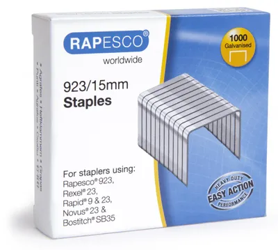 Immagine prodotto di RAPESCO® 1239 1.000x Heftklammern 923 23/15
