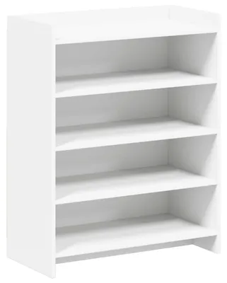 Immagine prodotto di Armadio per scarpe, bianco, dimensioni 73,5 x 36 x 92 cm, realizzato in legno composito