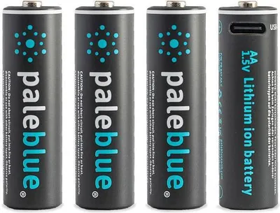 Produktbild von Paleblue Akku Li-Ion 1,5V Mignon 150596 AA USB-C 1700mAh, 4er Blister 150596