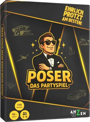 Produktbild von Carletto Poser (d), Kartenspiel, Party, 16 Jahr(e), 110 min