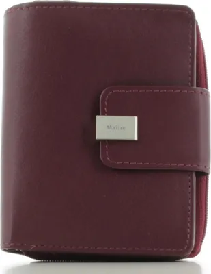 Produktbild von Maitre Ilena Geldbörse Portemonnaie Münzbörse Damen 9,5 cm x 12,5 cm x 3 cm Rot