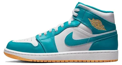 Productafbeelding van Jordan 1 Mid Aquatone - Size 45.5
