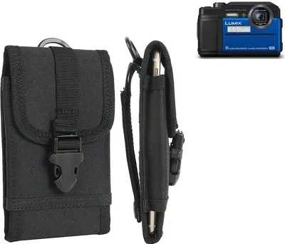 Produktbild von K-S-Trade Kameratasche Gürteltasche kompatibel mit Panasonic Lumix DC-FT7 Outdoor Gürtel Tasche für Kompaktkamera Holster Fototasche