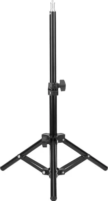 Image de Support de lampe sur pied robuste de 60 cm, extensible et portable, antidérapant, interface à vis de 1/4 de pouce pour éclairage de studio, boîtes à lumière, appareils photo