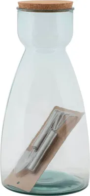 Zdjęcie produktu dla Przezroczysty wazon wykonany ze szkła pochodzącego z recyklingu Ø 21,5 x 43,5 cm