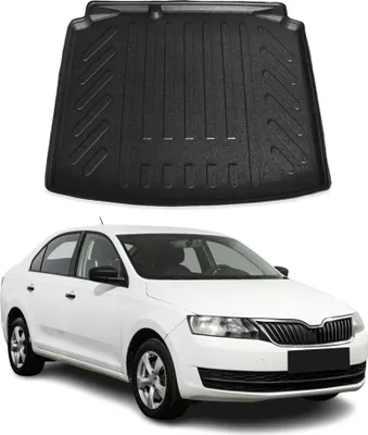 Immagine prodotto di Rivestimento del bagagliaio per Skoda Rapid Limo 2012-2019 in gomma TPE nero