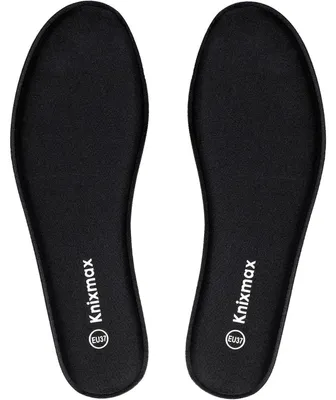 Zdjęcie produktu dla Wkładki Knixmax Memory Foam Czarne Rozmiar 36-47EU - Miękkie i wygodne