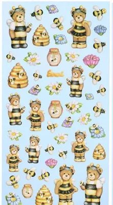 Produktbild von SOFTY - Sticker Lustige Bienen