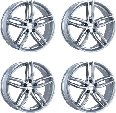 Produktbild von 4 Carmani Felgen 13 Twinmax 9.0x20 ET45 5x114.3 WSSILB für Hyundai i30 Ioniq Kona Santa Fe Tucson
