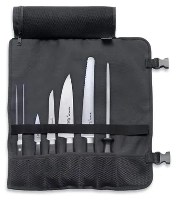 Obrázok produktu pre F. DICK ActiveCut Messer-Set 6-teilig inkl. Rolltasche Küchenmesser + Wetzstahl