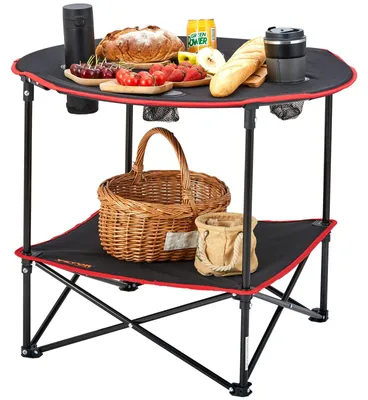 Zdjęcie produktu dla Kempingowy turystyczny stół składany ogrodowy 72x61 cm