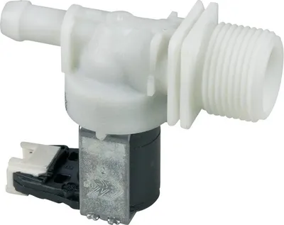 Produktbild von Magnetventil Wassereinlaufventil Ventil 1 fach Geschirrpüler Spülmaschine passend wie Whirlpool Bauknecht 480140102032 Indesit Ariston C00313183