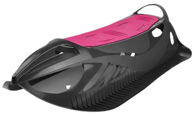 Image de Luge Neon grip monster noir/rose