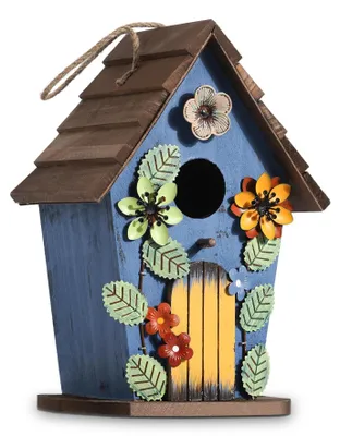 Immagine prodotto di Casetta per uccelli da appendere - Nido in legno decorativo per uccelli