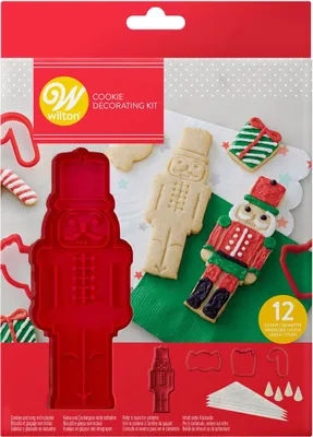 Produktbild von Wilton Keks-Stempel-Set Nussknacker Set 12 Teile